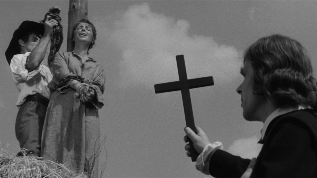 An innocent burnt at the stake in Witchhammer