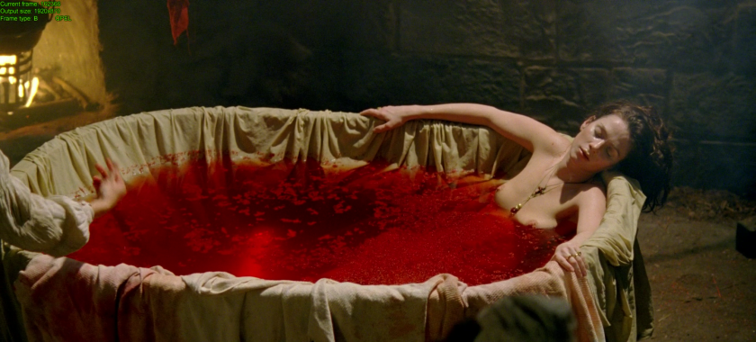 Bathory bathing in virgin blood (allegedly)